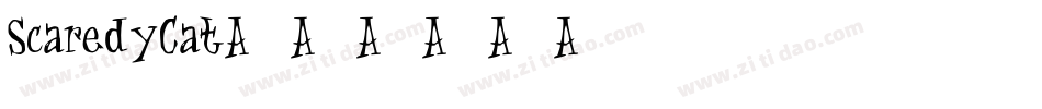 ScaredyCat字体转换