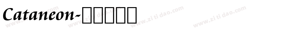 Cataneon字体转换