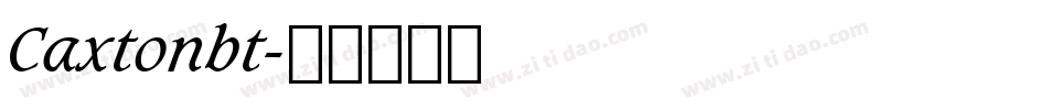 Caxtonbt字体转换