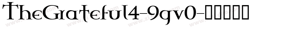 TheGrateful4-9gv0字体转换
