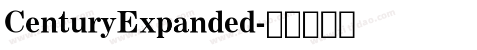 CenturyExpanded字体转换