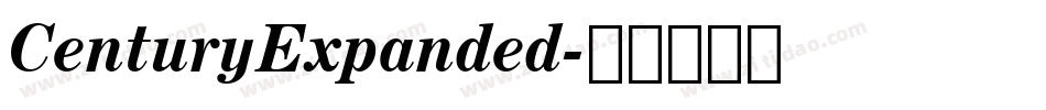 CenturyExpanded字体转换