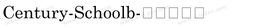 Century-Schoolb字体转换