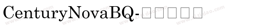 CenturyNovaBQ字体转换