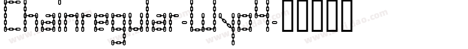 Chainregular-Wyo4字体转换