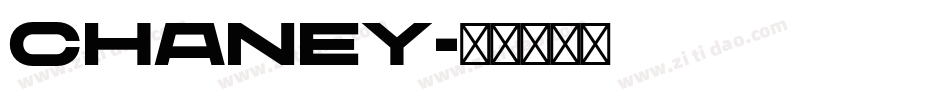 Chaney字体转换