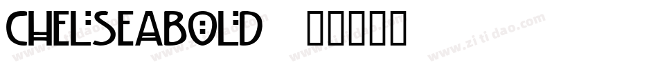 ChelseaBold字体转换