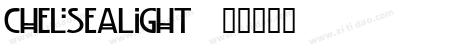 ChelseaLight字体转换