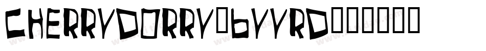 Cherrydorry-6YYrD字体转换
