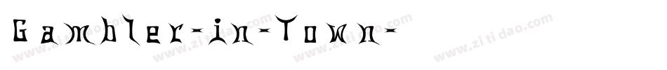 Gambler-in-Town字体转换