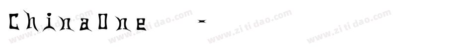 ChinaOne手机版字体转换