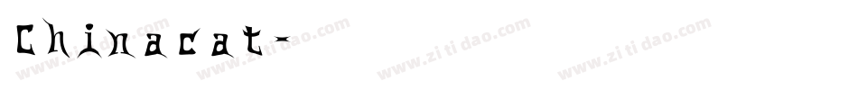 Chinacat字体转换