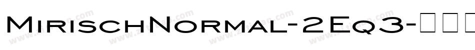 MirischNormal-2Eq3字体转换