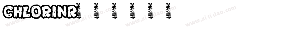 CHLORINR字体转换
