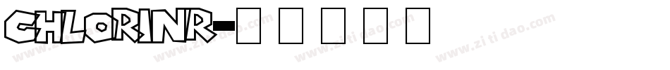 CHLORINR字体转换