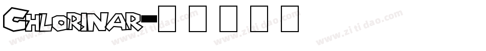 Chlorinar字体转换