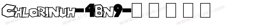 Chlorinuh-4Bn9字体转换