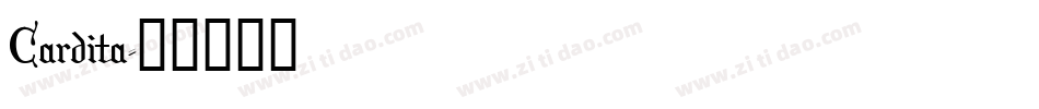 Cardita字体转换