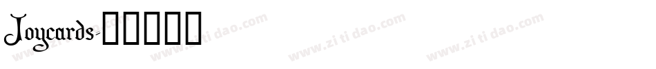 Joycards字体转换
