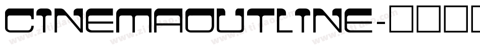 CinemaOutline字体转换