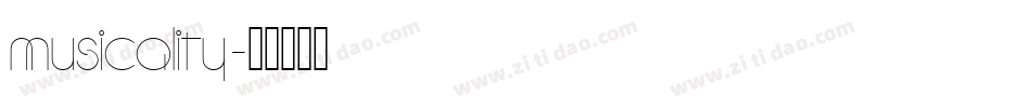 Musicality字体转换