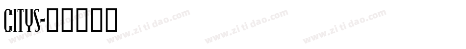 CITYS字体转换