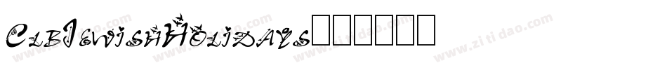 ClbJewishHolidays字体转换