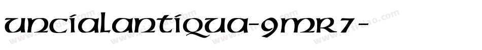 UncialAntiqua-9mR7字体转换