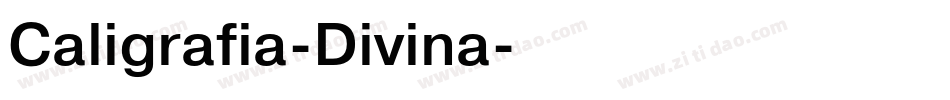 Caligrafia-Divina字体转换