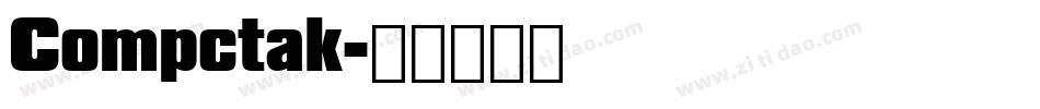Compctak字体转换