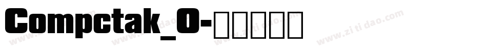 Compctak_0字体转换
