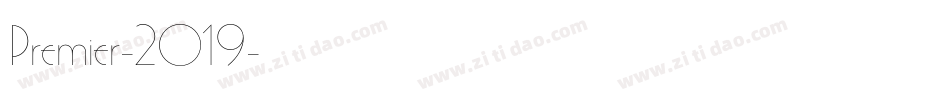 Premier-2019字体转换
