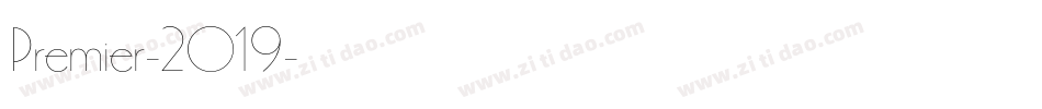 Premier-2019字体转换
