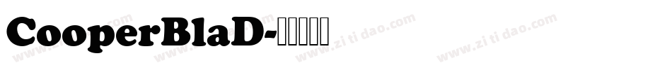 CooperBlaD字体转换