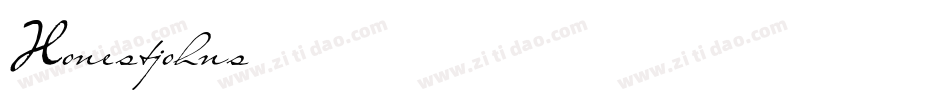 Honestjohns字体转换
