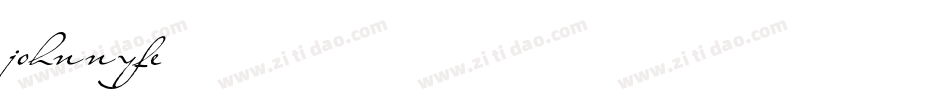 johnnyfe字体转换