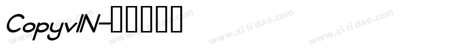 CopyvlN字体转换