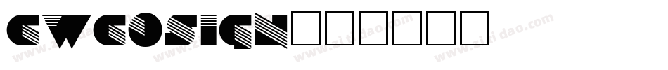 CWCOSIGN字体转换