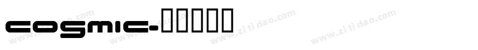 Cosmic字体转换