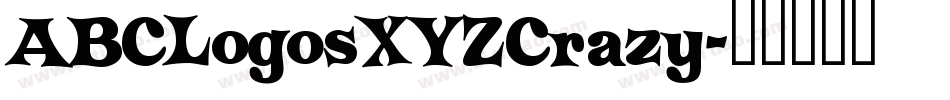 ABCLogosXYZCrazy字体转换
