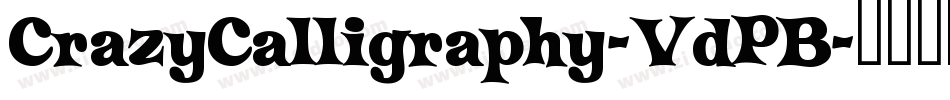 CrazyCalligraphy-VdPB字体转换