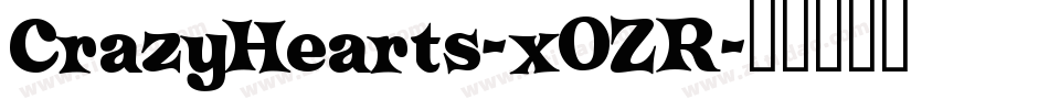 CrazyHearts-x0ZR字体转换