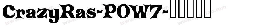 CrazyRas-POW7字体转换