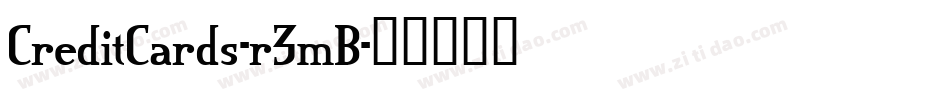 CreditCards-r3mB字体转换