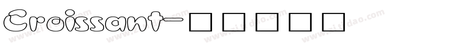 Croissant字体转换