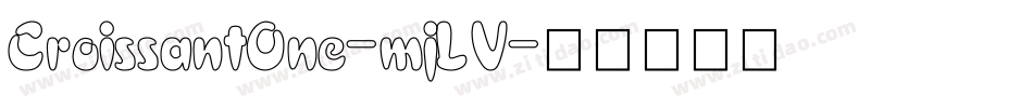 CroissantOne-mjLV字体转换