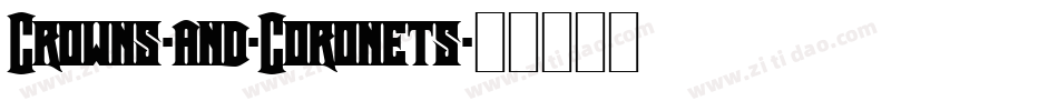 Crowns-and-Coronets字体转换