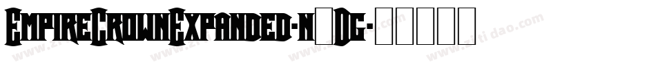 EmpireCrownExpanded-n0Dg字体转换