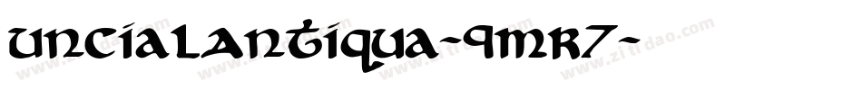 UncialAntiqua-9mR7字体转换