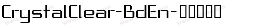 CrystalClear-BdEn字体转换